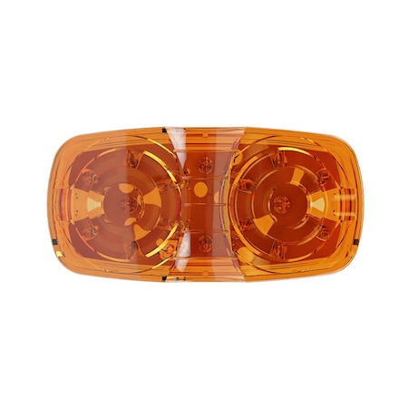 Abrams 4" x 2" Rectangular Amber 16 LED Trailer Clearance Side Marker Light TML-R216-A